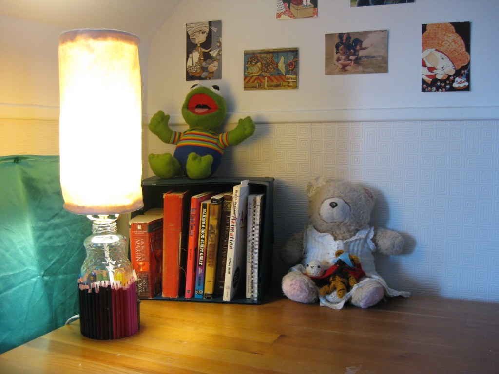 we made this lamp by ourselves