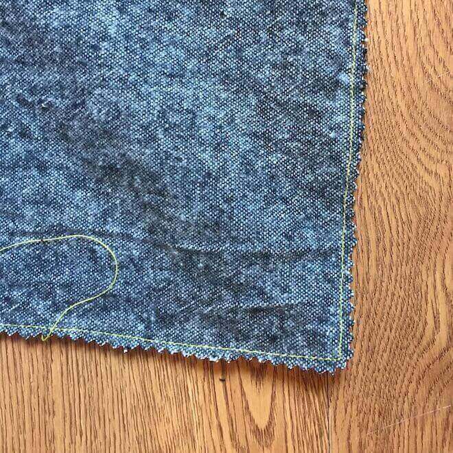 trim the seam allowance