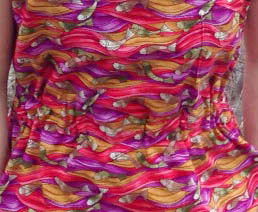 sewed the dress upside down