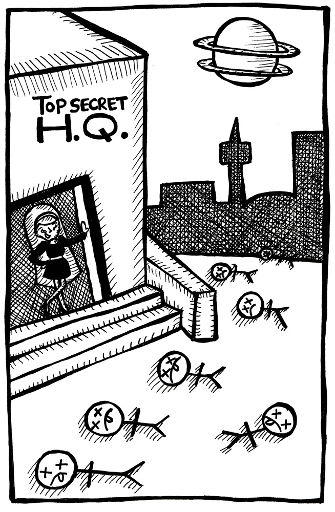 trom and breeky, chicken poop for the mole